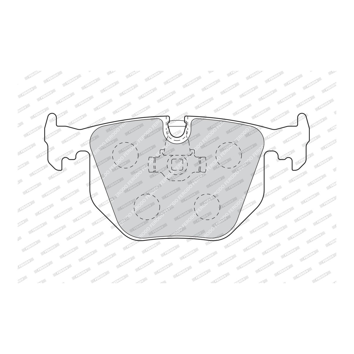 Колодки гальмівні дискові SKODA OCTAVIA I COMBI (1U5) 1.6 1998.07-2010.12 FERODO (FDB1483) Ferodo фото 6