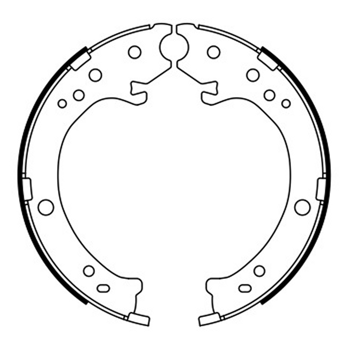 Колодки гальмівні барабанні HONDA CR-V II (RD_) 2.0 2001.09-2007.07 BOSCH (0 986 487 765) Bosch фото 12