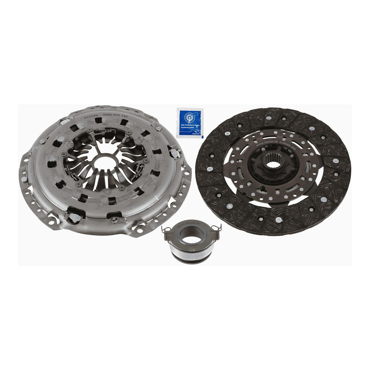 Комплект зчеплення TOYOTA: AURIS (_ZE15_, _RE15_), AVENSIS COMBI (T25), AVENSIS SALO SACHS (3000 952 001) SACHS фото 6