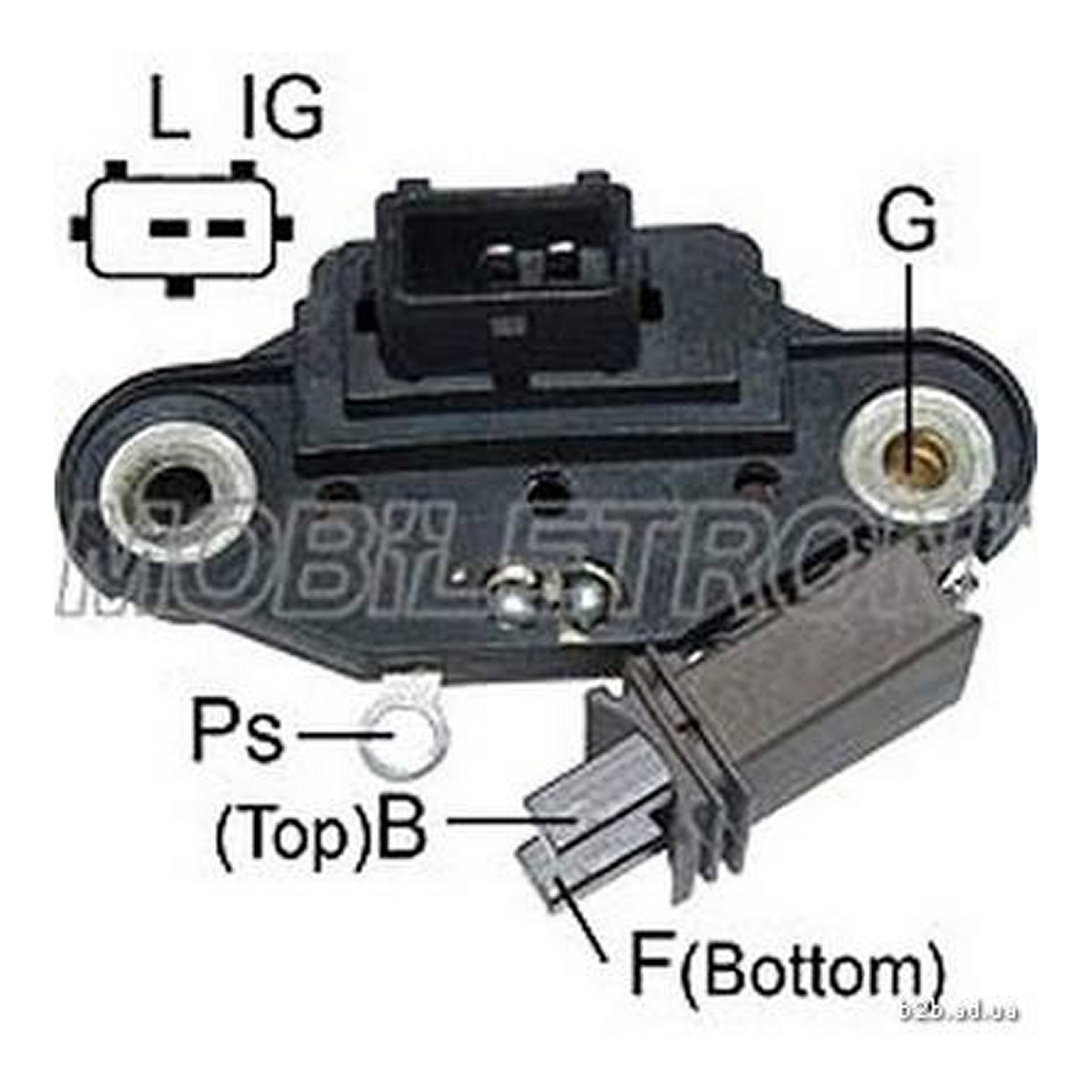 Регулятор напруги генератора M537 CN MOBILETRON (VRPR1671) Mobiletron фото 3