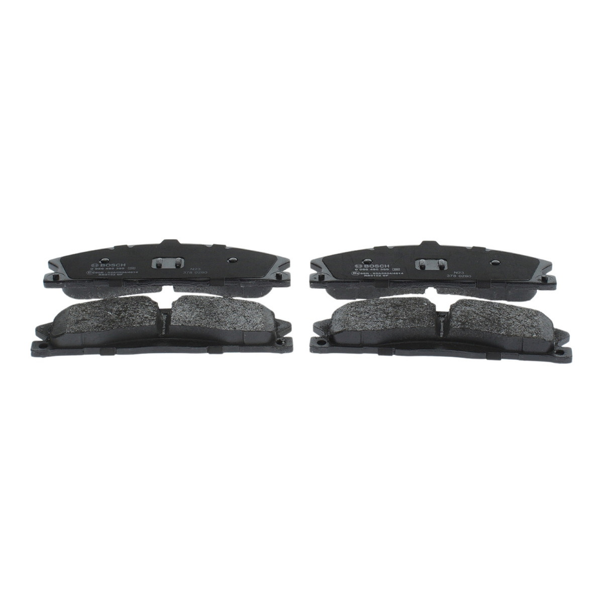 Колодки гальмівні дискові (комплект 4 шт) FORD USA EXPLORER (U5_) 3.5 2010.10- BOSCH (0986495399) Bosch фото 8