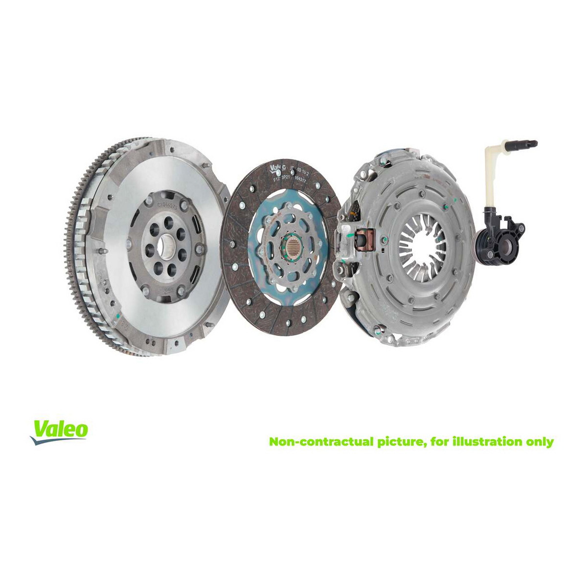 Комплект зчеплення з маховиком OPEL SIGNUM HATCHBACK (Z03) 1.9 CDTI (F48) 2004-04 ->2008-02 MODUL VALEO (837301) Valeo фото 3