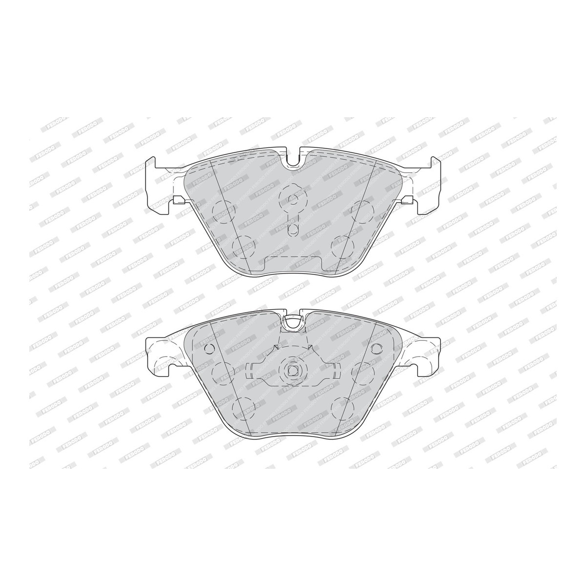 Колодки гальмівні дискові BMW 5 (F10) 2.0 2009.01-2016.10 FERODO (FDB4382) Ferodo фото 8