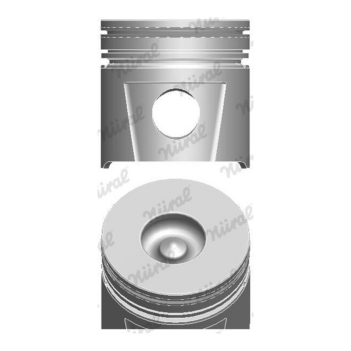 Поршень FORD 94.29 2.5D D25 88-94 NURAL (87-784821-00) Nural фото 6