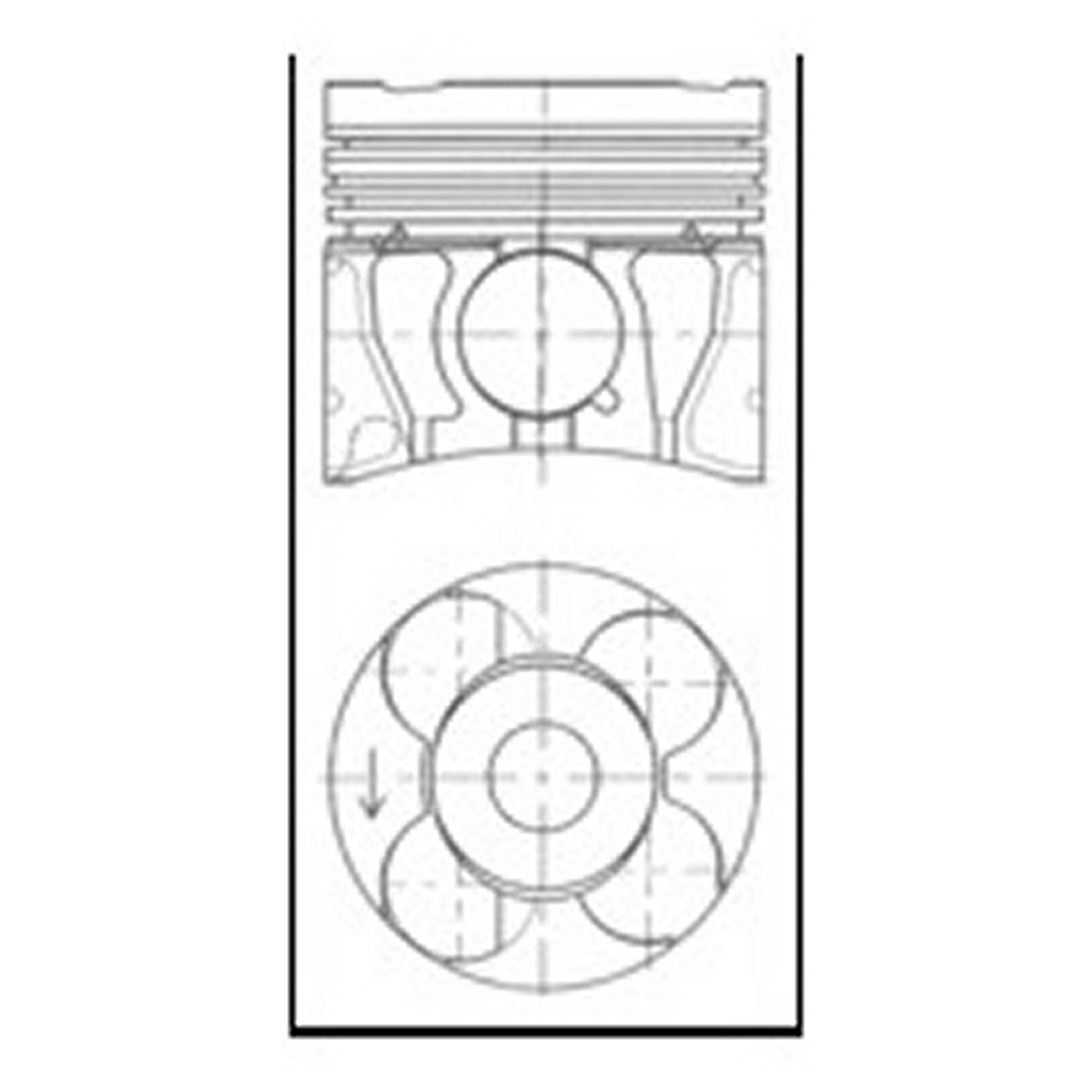 Поршень OPEL 79.0 A17DTJ/Z17DTR/Z17DTJ KS (41071600) KS фото 3