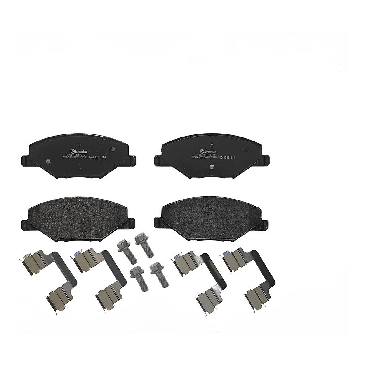 Колодки гальмівні дискові VW POLO V ЛІФТБЕК (602, 604, 612, 614) 1.6 2009.05- BREMBO (P85121) BREMBO фото 3