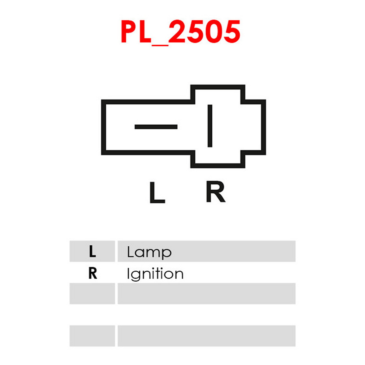 Регулятор напруги генератора 132432 PL AS (ARE2045) AS фото 3