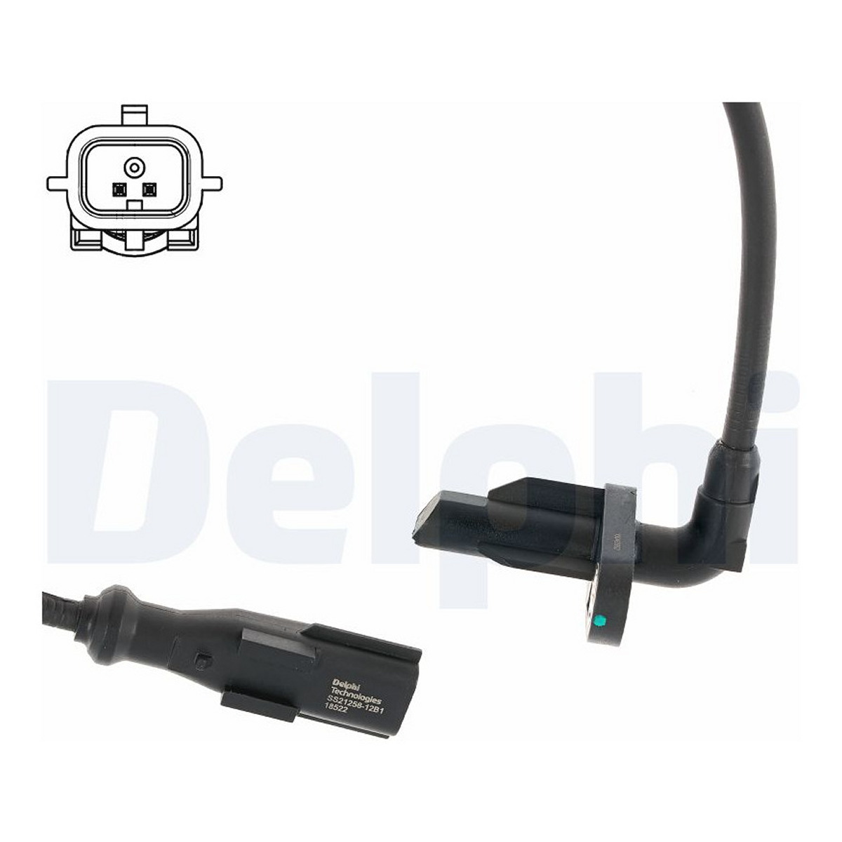 Датчик ABS RENAULT KANGOO EXPRESS (FW0/1_) 1.2 TCE 115 (FW02, FW14) 2013.07- DELPHI (SS21258-12B1) Delphi фото 3