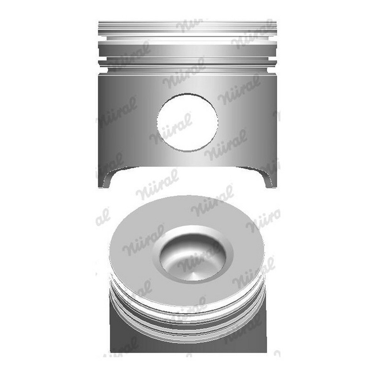 Поршень IVECO 94.4 DAILY 8140.23C EURO II PIN 32X78 NURAL (87-854700-00) Nural фото 5