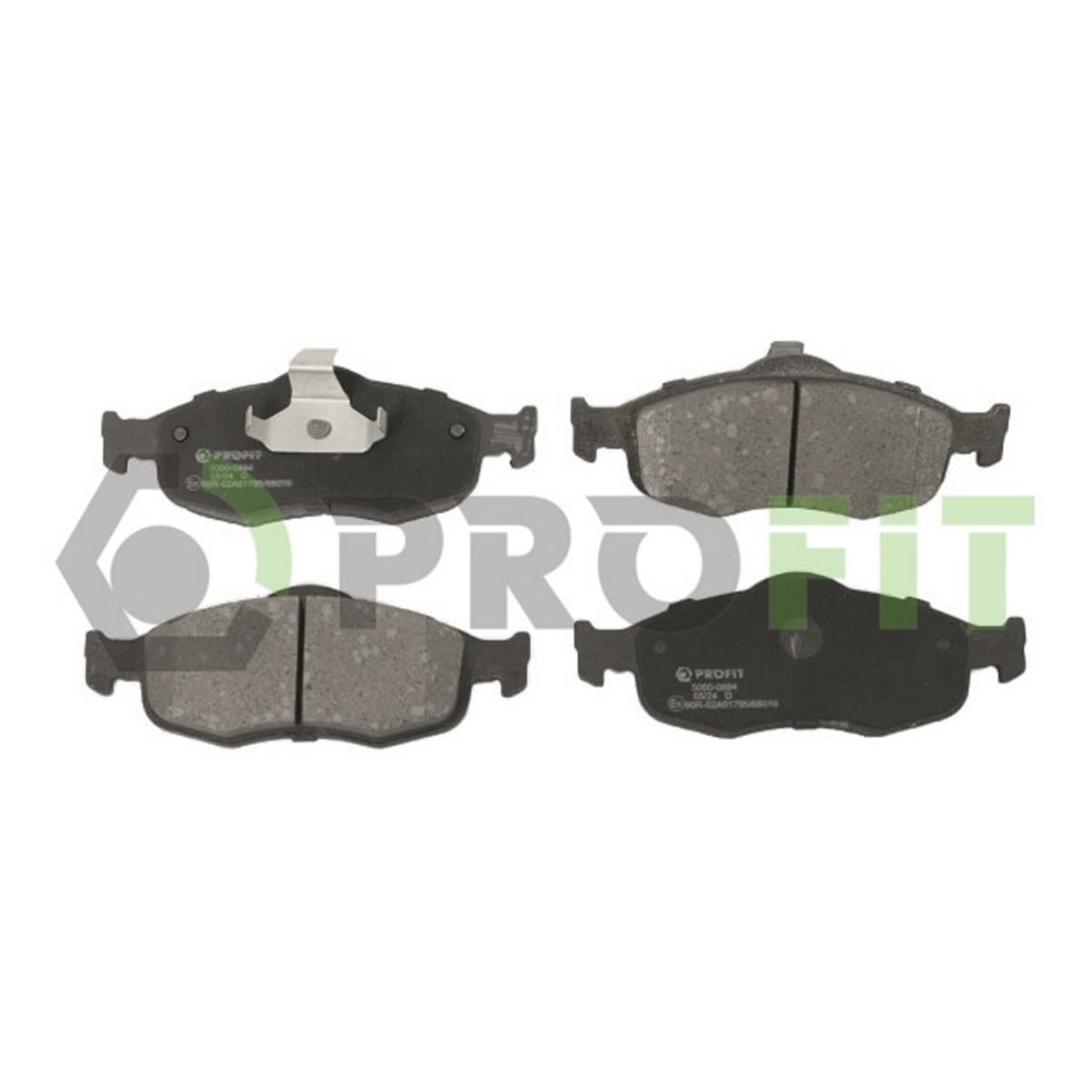 Колодки гальмівні дискові FORD SCORPIO I ЛІФТБЕК (GGE) 2.0 1986.01-1994.12 PROFIT (5000-0884) Profit фото 3