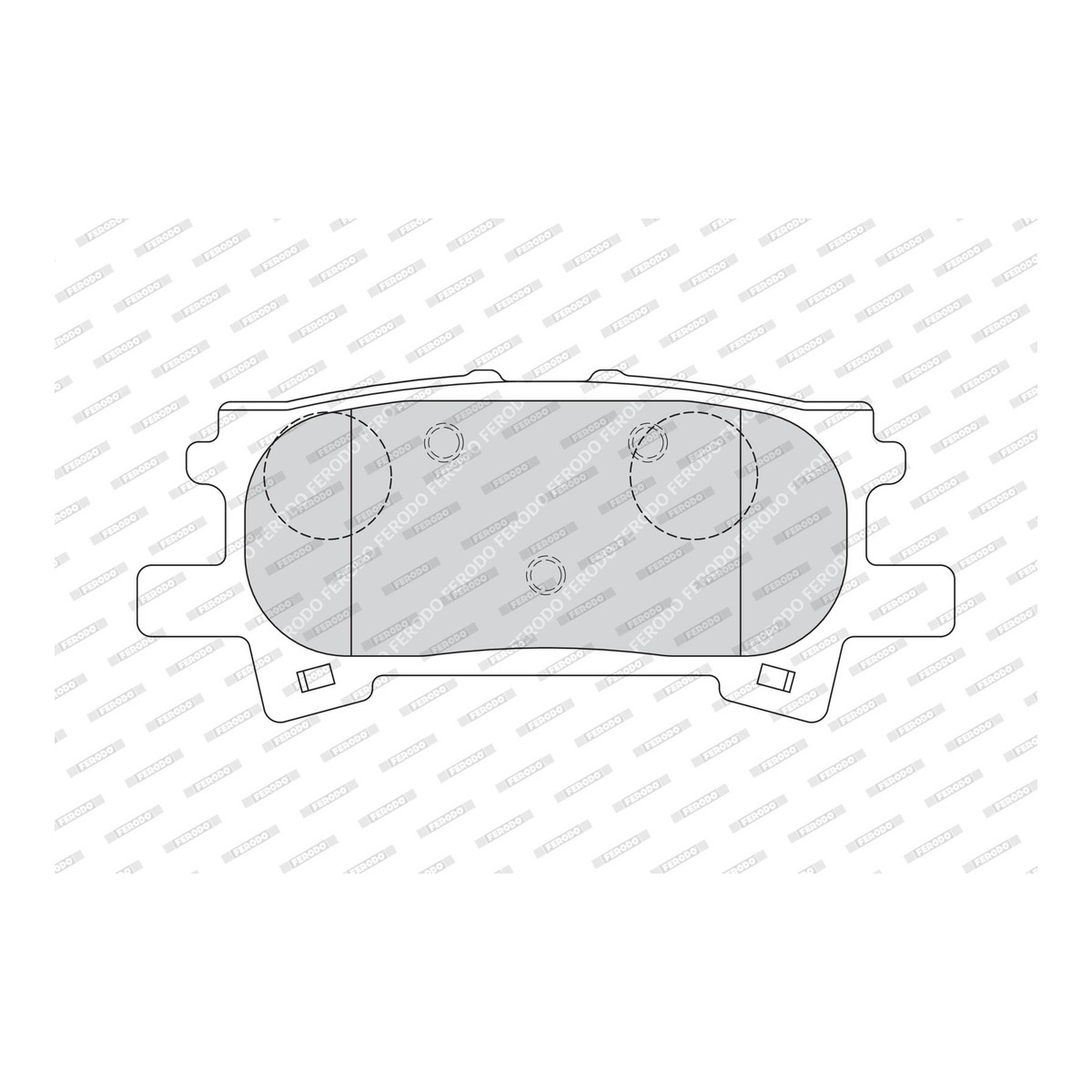 Колодки гальмівні дискові LEXUS RX (_U3_) 3.5 2003.02-2008.12 FERODO (FDB1731) Ferodo фото 6
