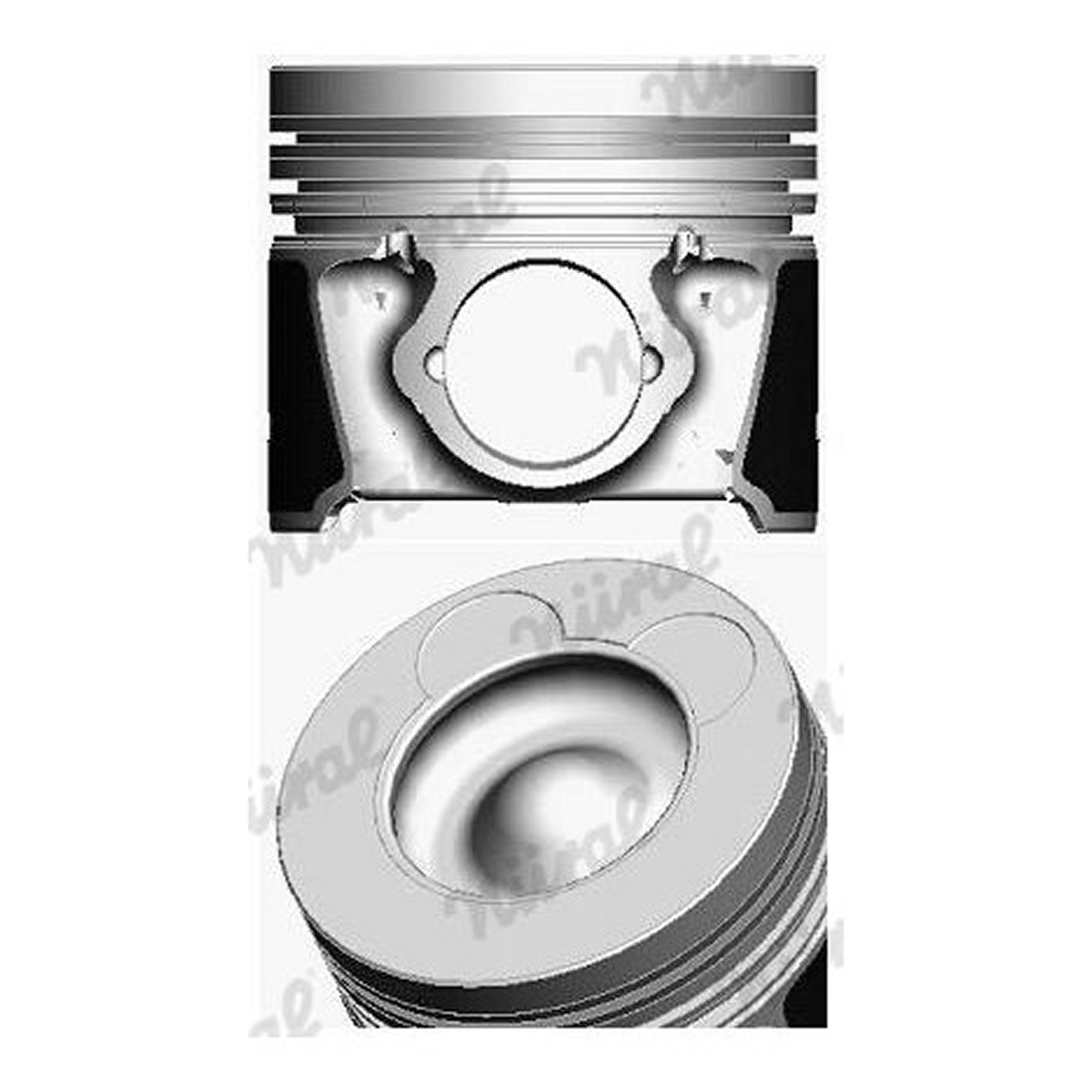 Поршень HYUNDAI/KIA 77.2 1.6CRDI D4FB NURAL (87-434200-00) Nural фото 3