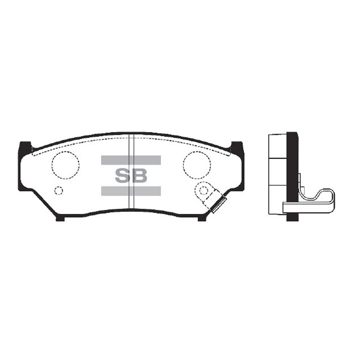 Колодки гальмівні дискові SUZUKI GRAND VITARA I (FT, HT) 2.0 1998.03-2008.08 HI-Q (SP1584) HI-Q фото 3
