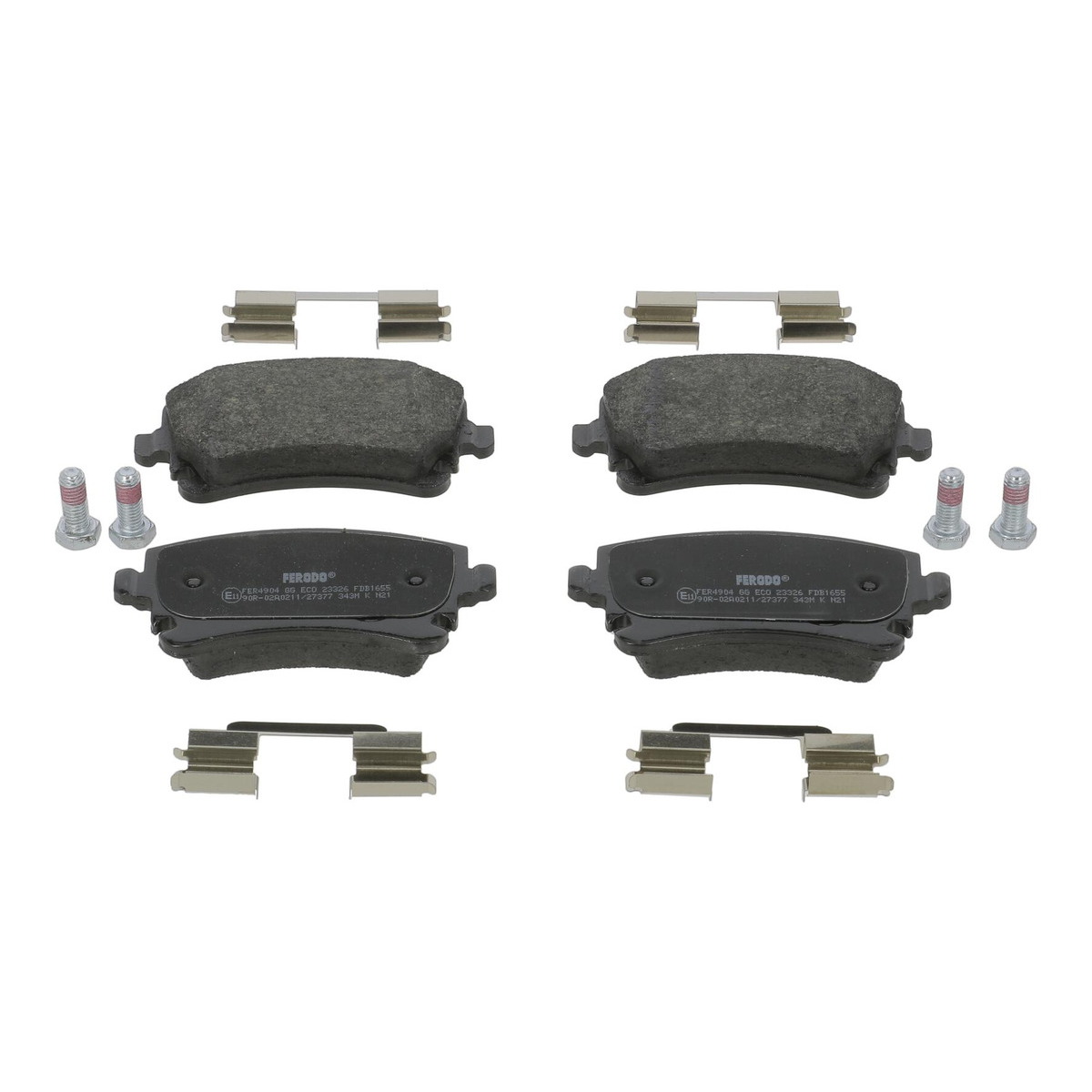 Колодки гальмівні дискові AUDI A6 C6 (4F2) 3.0 2004.04-2011.08 FERODO (FDB1655) Ferodo фото 6