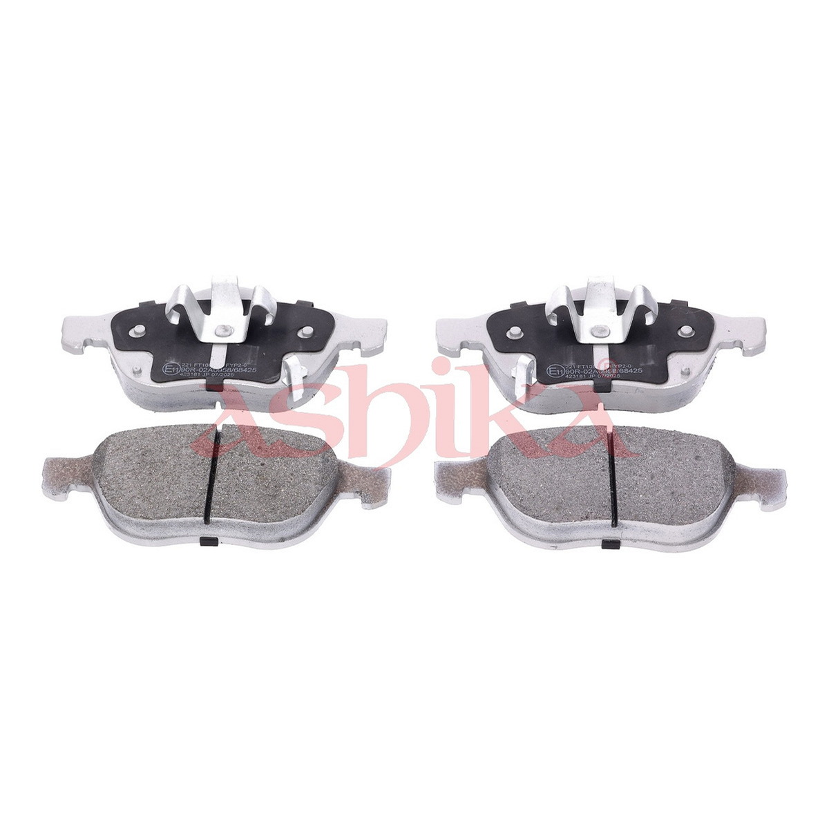 Колодки гальмівні дискові (комплект 4 шт) TOYOTA AVENSIS (_T22_) 1.8 1997.09-2003.02 ASHIKA (50-02-221) ASHIKA фото 3