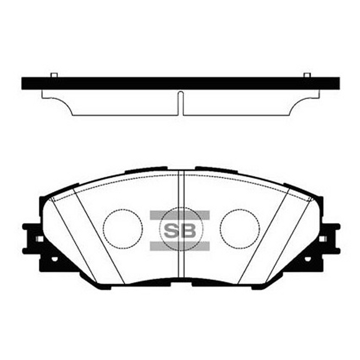 Колодки гальмівні дискові TOYOTA RAV 4 III (_A3_) 2.0 2005.06-2014.08 HI-Q (SP2138) HI-Q фото 5