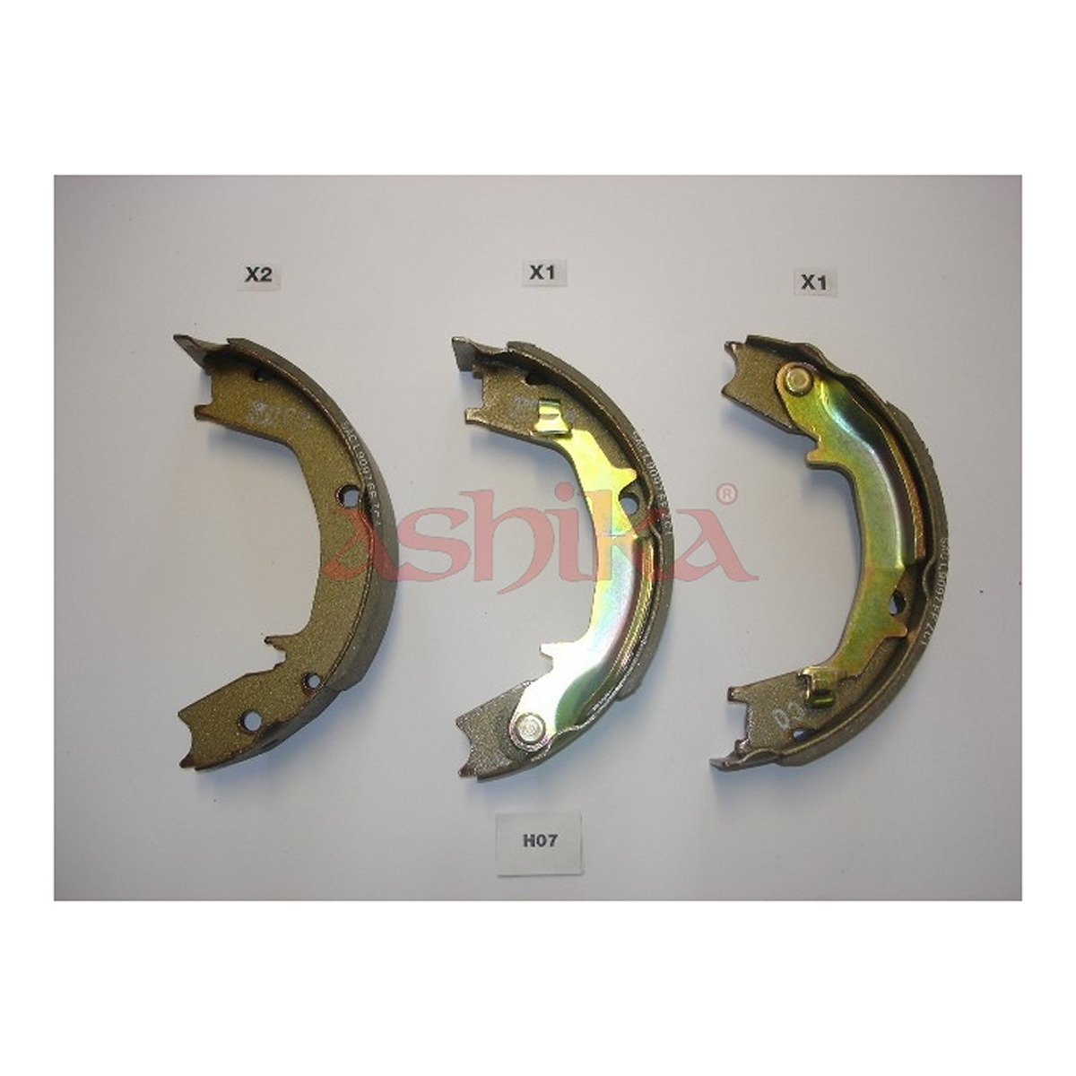 Колодки гальмівні барабанні (комплект 4 шт) HYUNDAI TUCSON (JM) 2.0 2004.06- ASHIKA (55-H0-007) ASHIKA фото 3