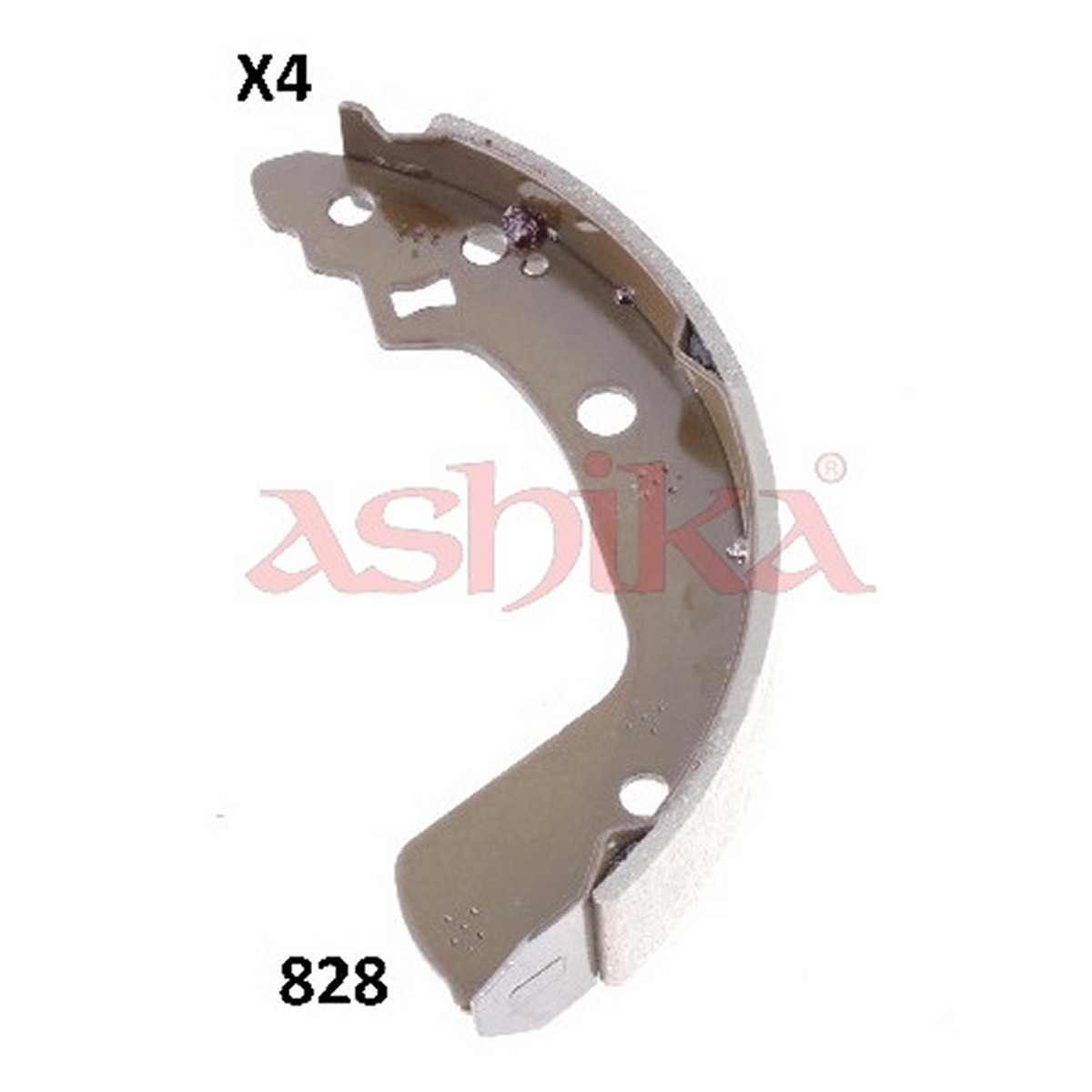 Колодки гальмівні барабанні (комплект 4 шт) SUZUKI SWIFT III (MZ, EZ) 1.5 2005.02- ASHIKA (55-08-828) ASHIKA фото 3