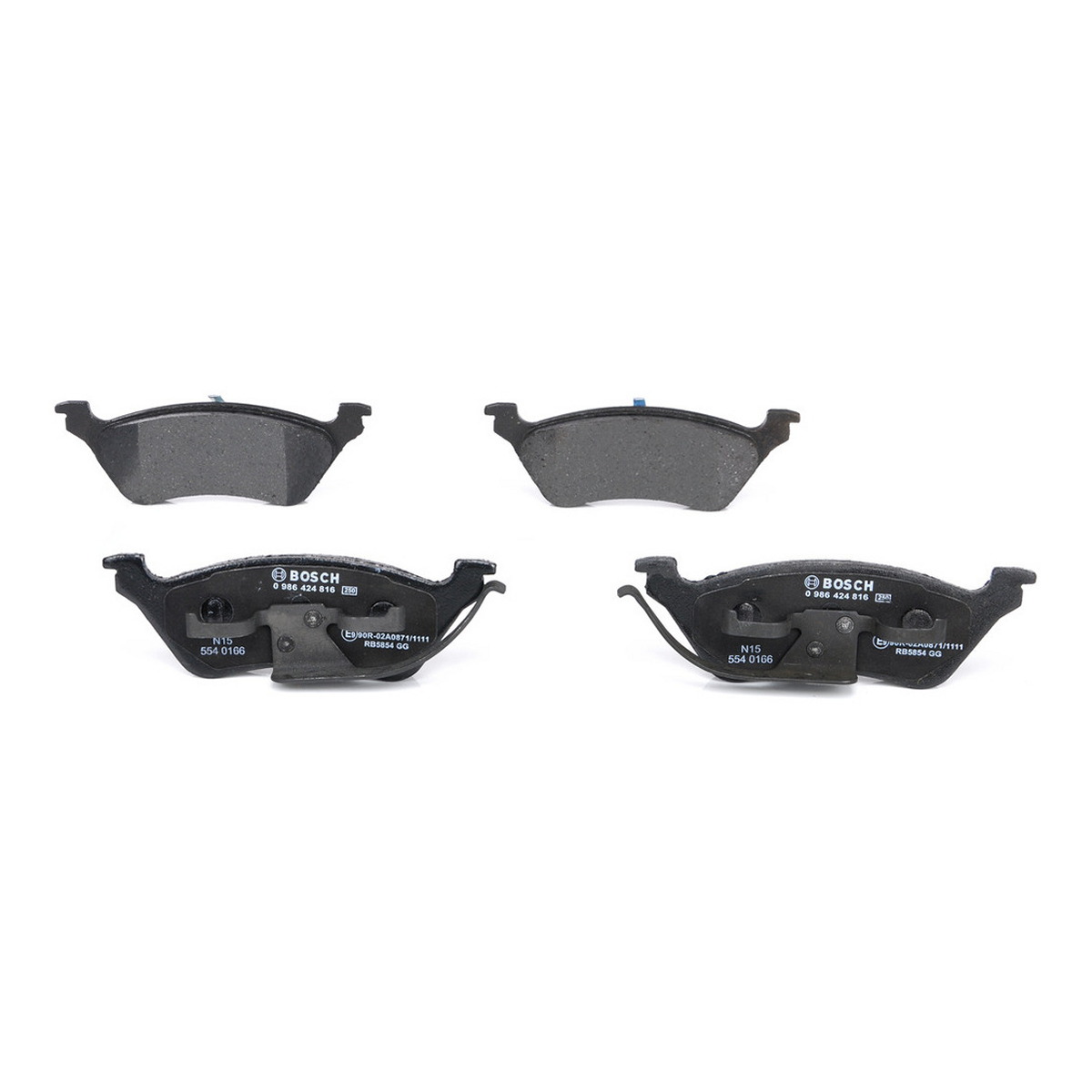 Колодки гальмівні дискові CHRYSLER VOYAGER IV (RG, RS) 2.5 1999.09-2008.12 BOSCH (0 986 424 816) Bosch фото 10