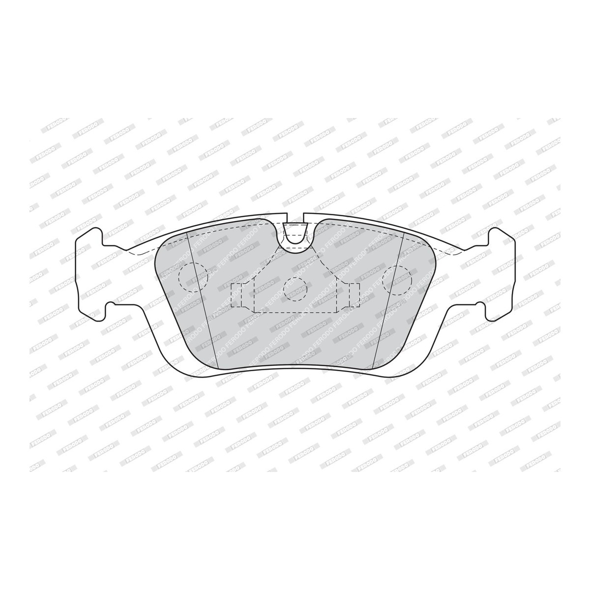 Колодки гальмівні дискові BMW 3 TOURING (E46) 2.0 1999.06-2005.07 FERODO (FDB1300) Ferodo фото 6