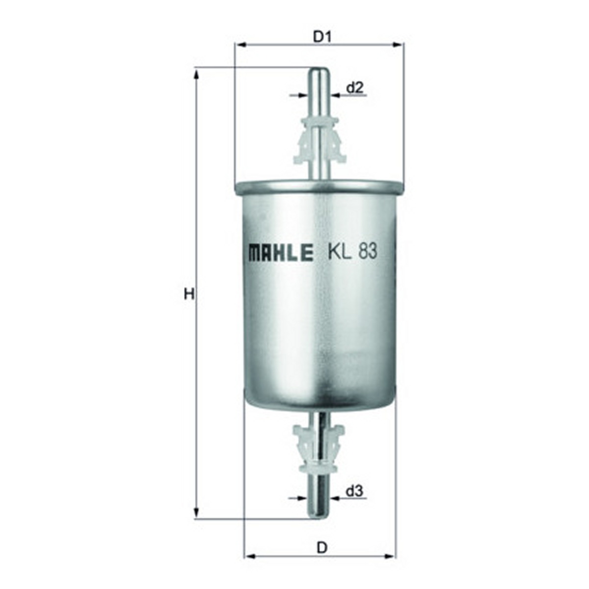 Фільтр паливний ZAZ SENS (TF_) 1.3 (TF698K10, TF698K11, TF698K12, TF69K74, TF698K MAHLE (KL83) Mahle фото 3