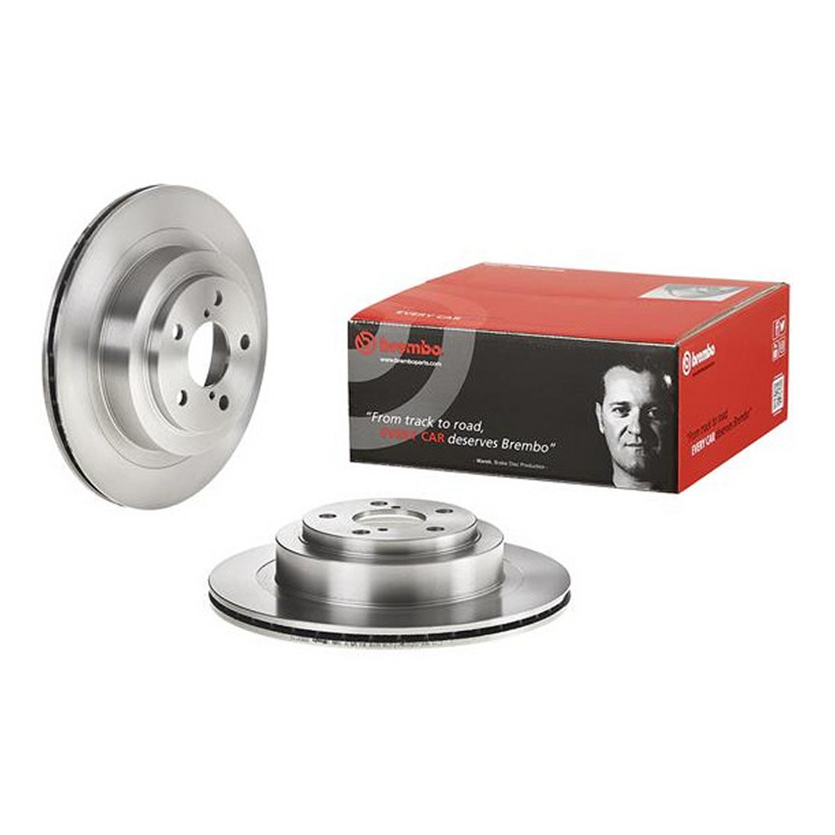 Диск гальмівний SUBARU OUTBACK (BL, BP) 2.5 2003.09-2010.06 BREMBO (09.B041.10) BREMBO фото 3