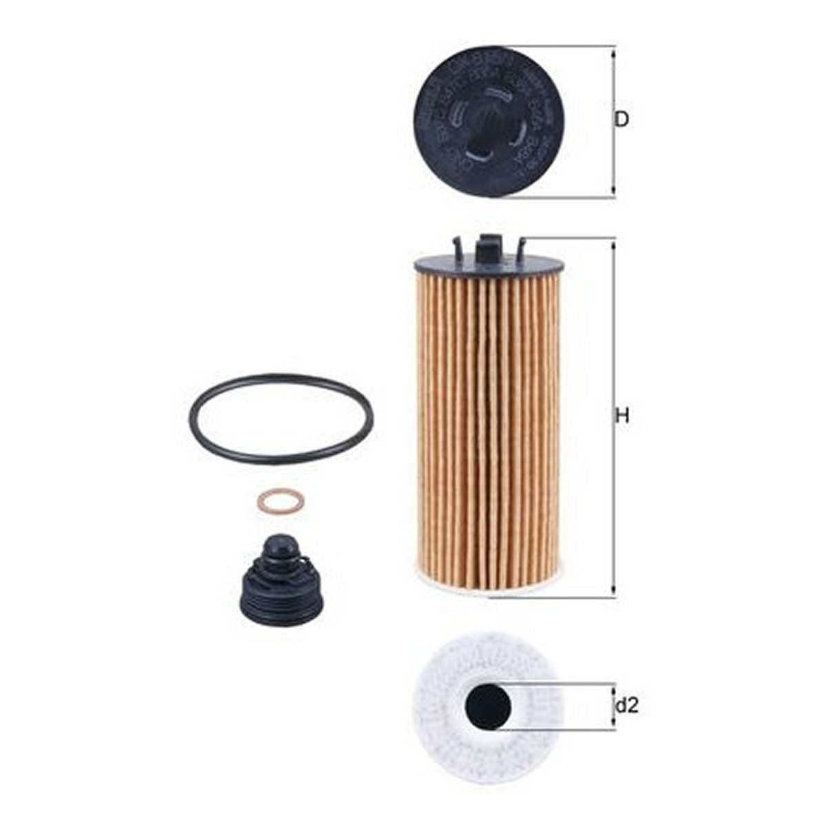 Фільтр масляний MINI MINI (F56) COOPER 2013.12 - MAHLE (OX815/1D) Mahle фото 3