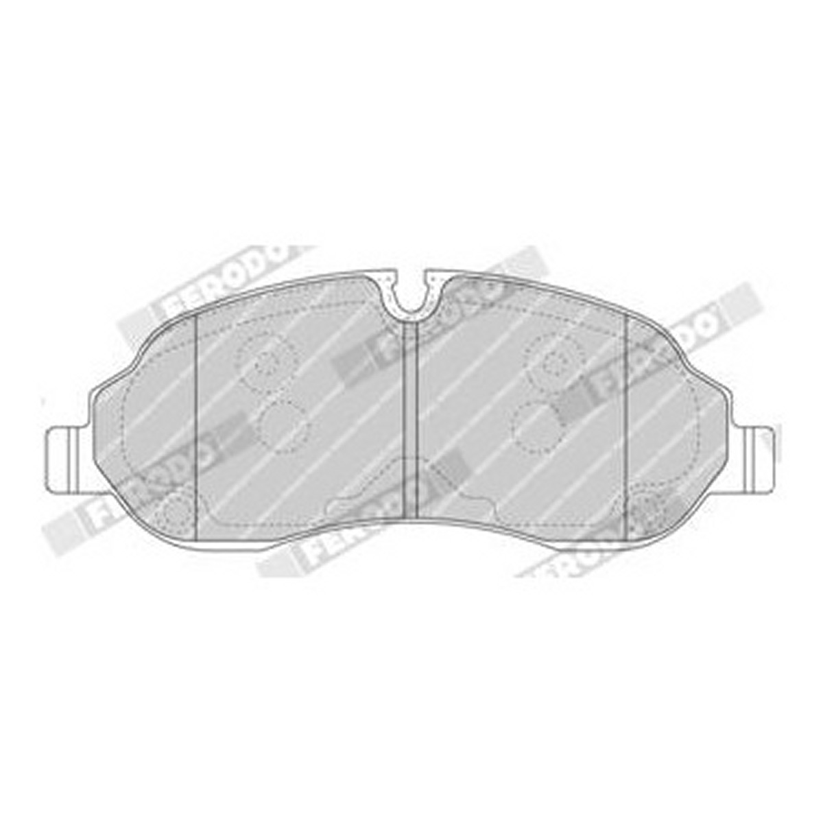 Колодки гальмівні дискові FORD TRANSIT V363 ПЛАТФОРМА/ШАСІ (FED, FFD) 2.2 2013.08- FERODO (FVR4661) Ferodo фото 7
