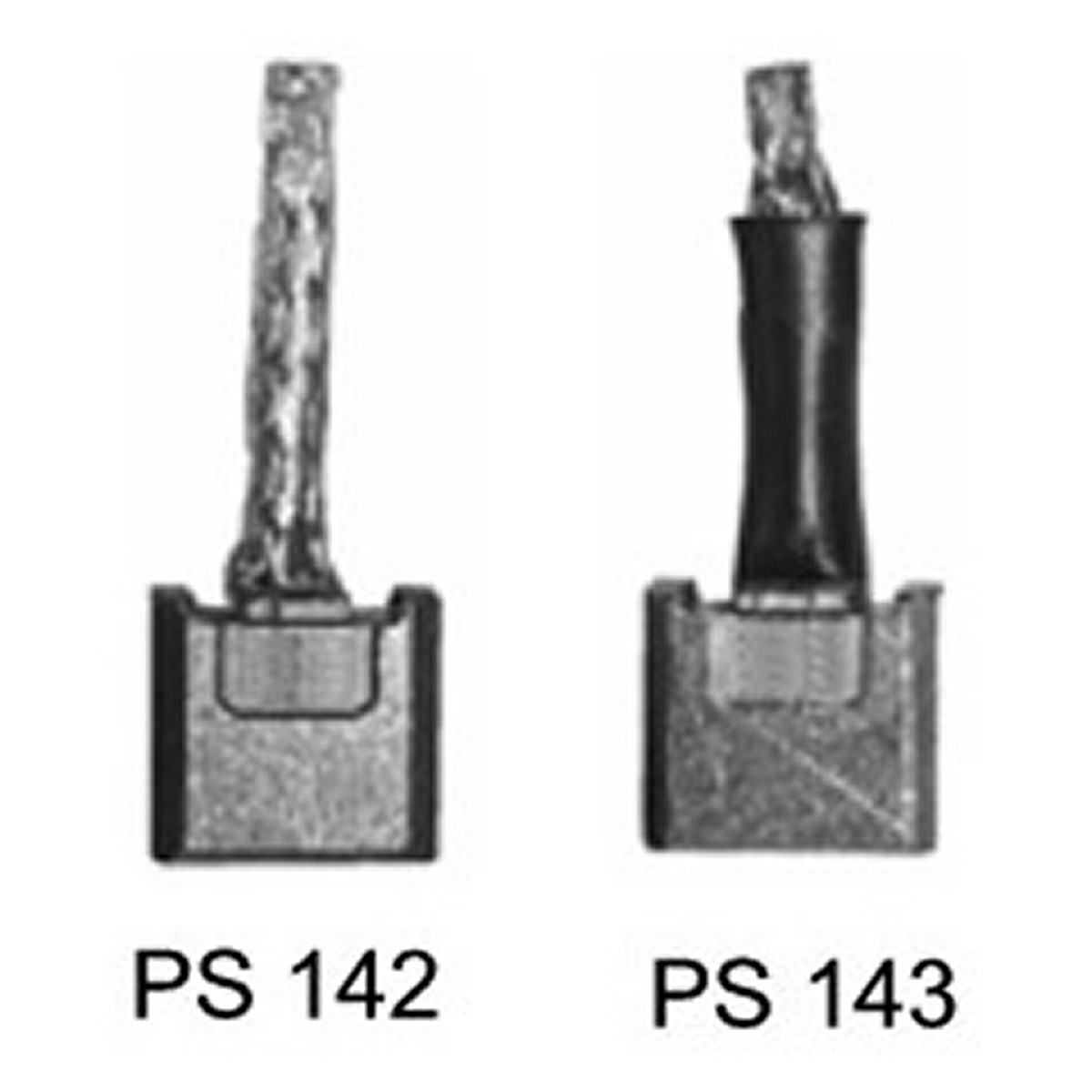 Щітка стартера PSX-142-143 (К-Т 4 ШТ) | ITALY GHIBAUDI (SPSX-142-143) GHIBAUDI фото 3