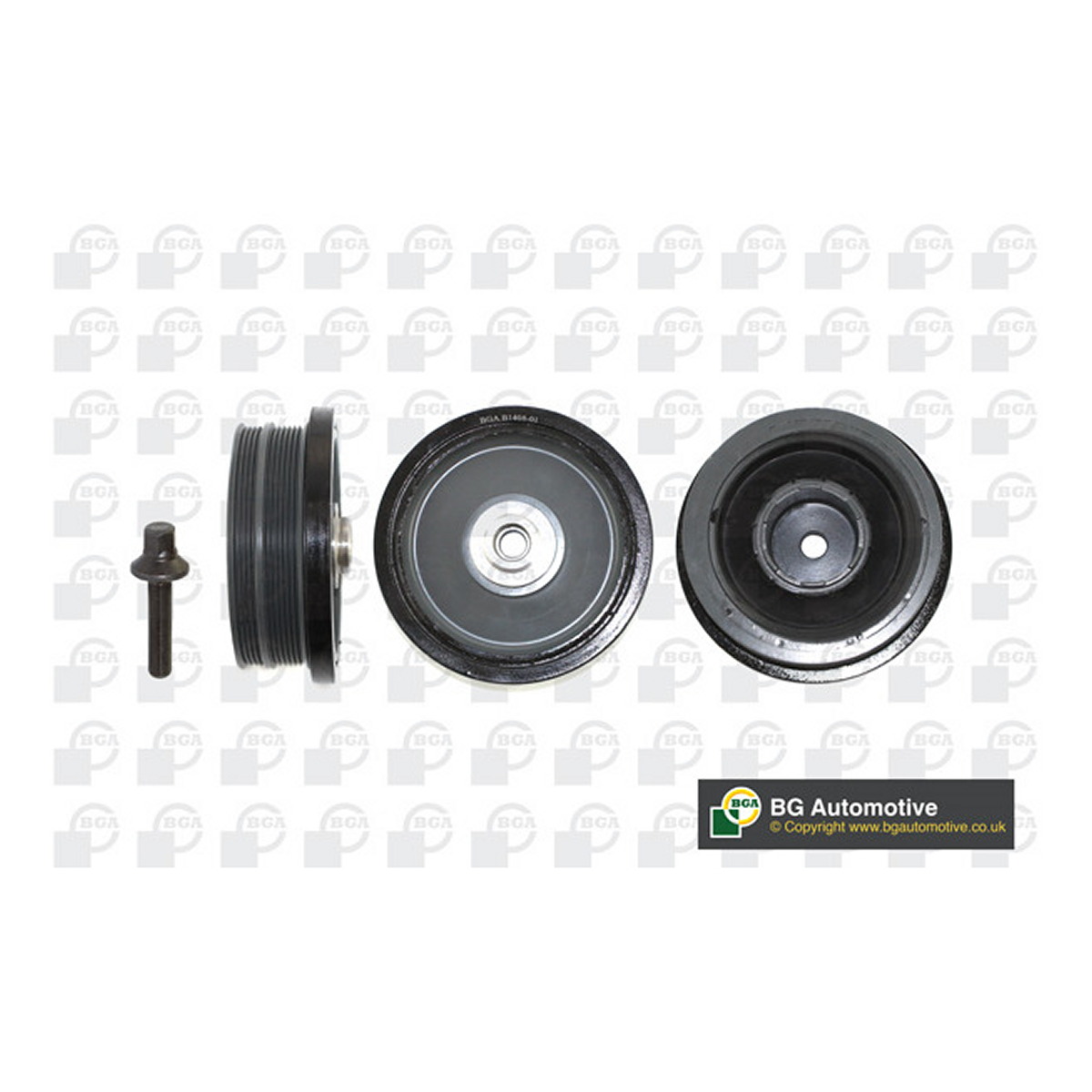 Шків ременя генератора BMW 1 SERIES 2004-2007, 3 SERIES 2009-2012, 5 SERIES 2007-2010, X BGA (DP0374K) BGA фото 3