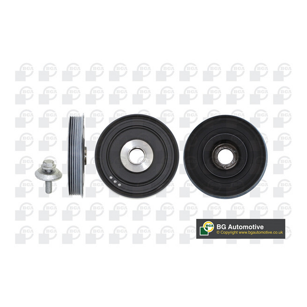 Шків ременя генератора CITROEN BERLINGO 2008-2012, C1 2005-2011, C2 2005-2010, C3 2010-2 BGA (DP0597K) BGA фото 3