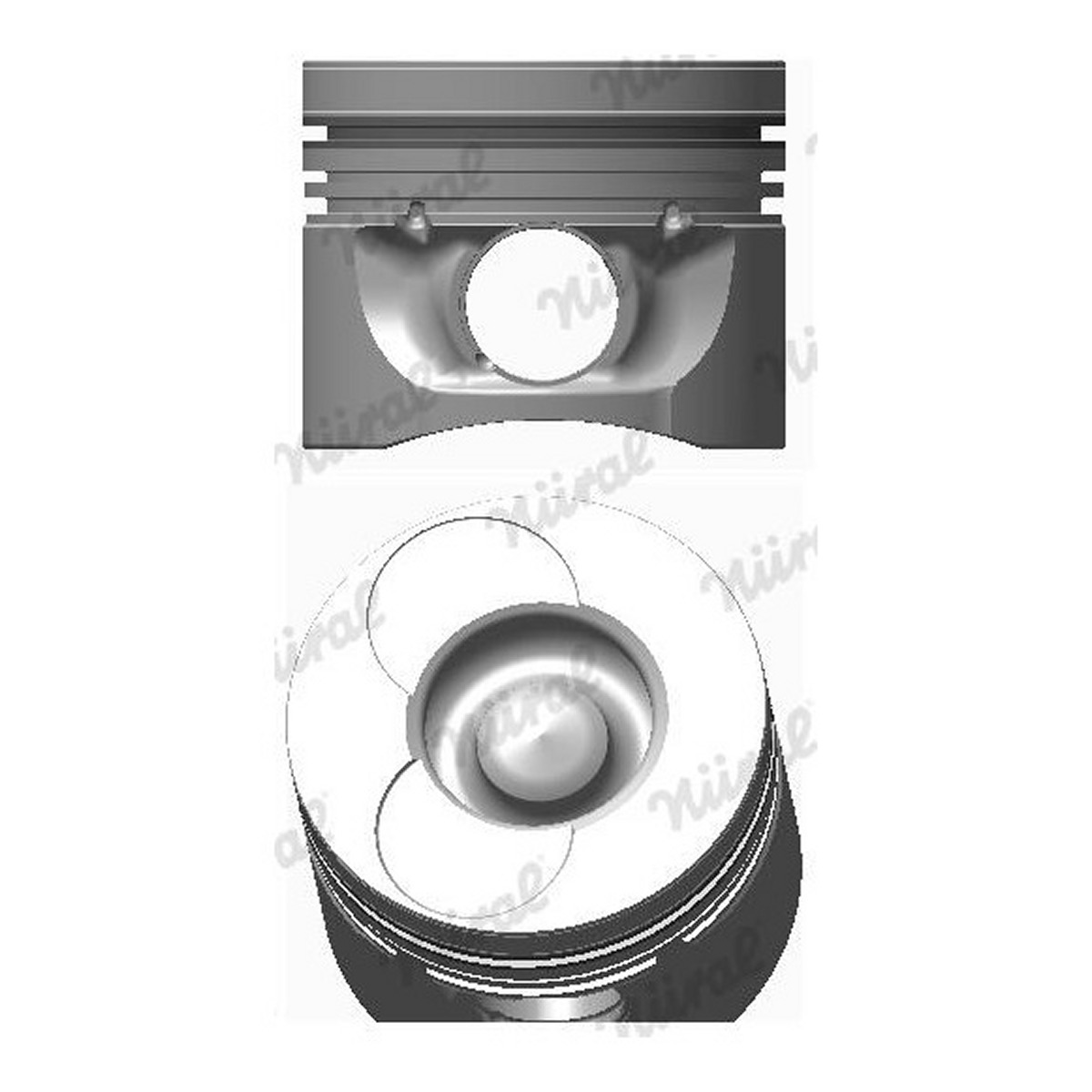Поршень 89,5 (+0,5) MERCEDES E (VF210), E (W210), E T-MODEL (S210), G (W461), SPRINTER 2-T (B901, B902), SPRINTER 3-T (B903), SPRINTER 4-T (B904), VARIO (B667, B670, B668), VARIO (B670) 2.9D 02.95- фото 4