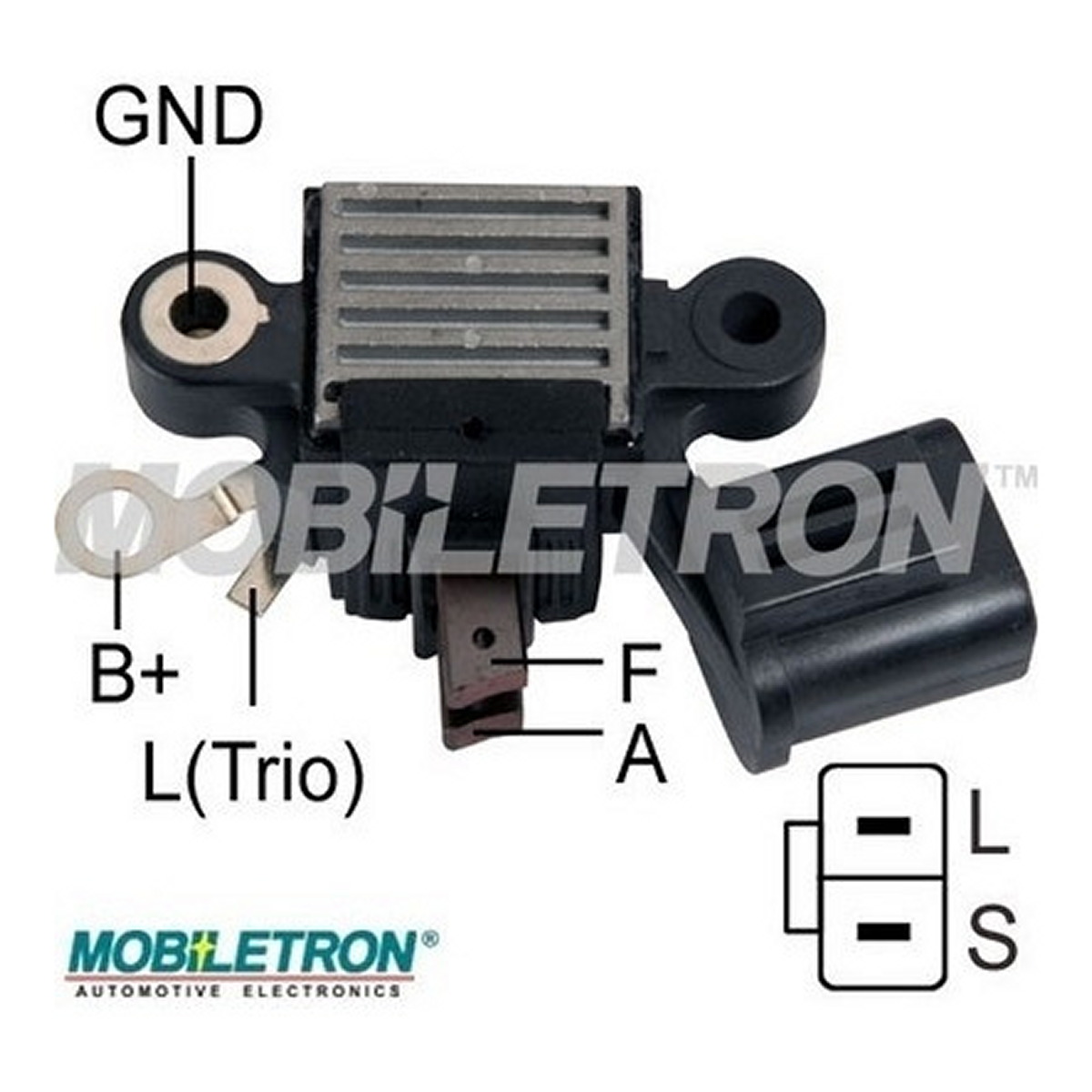 Регулятор напруги генератора IH242 CN MOBILETRON (VRH20005H) Mobiletron фото 3