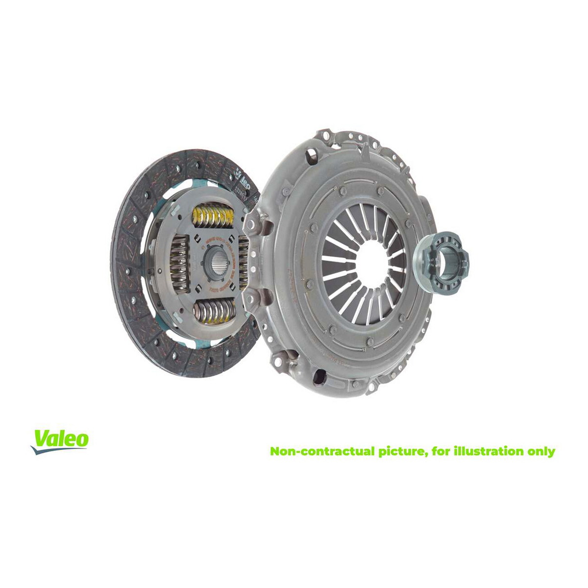 Комплект зчеплення CLUTCH SET HYUNDAI COUPE 1.6 PETROL/FUEL 1/2002->12/2003 VALEO (826418) Valeo фото 3