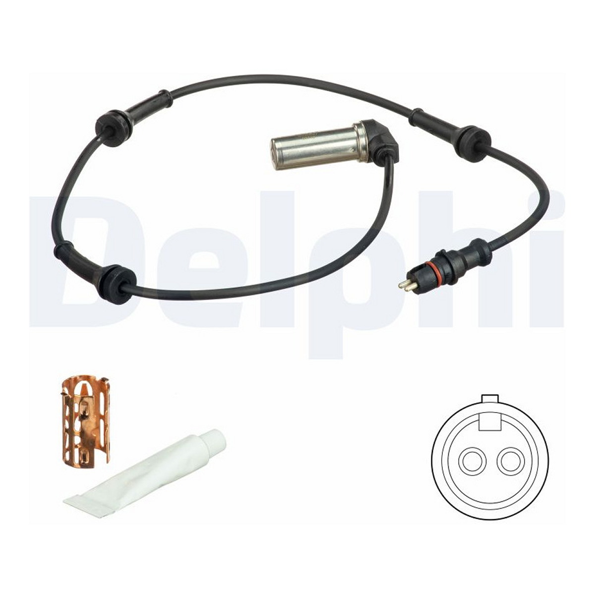 Датчик ABS LAND ROVER FREELANDER I (L314) 2.0 TD4 4X4 2000.11-2006.10 DELPHI (SS20627) Delphi фото 6