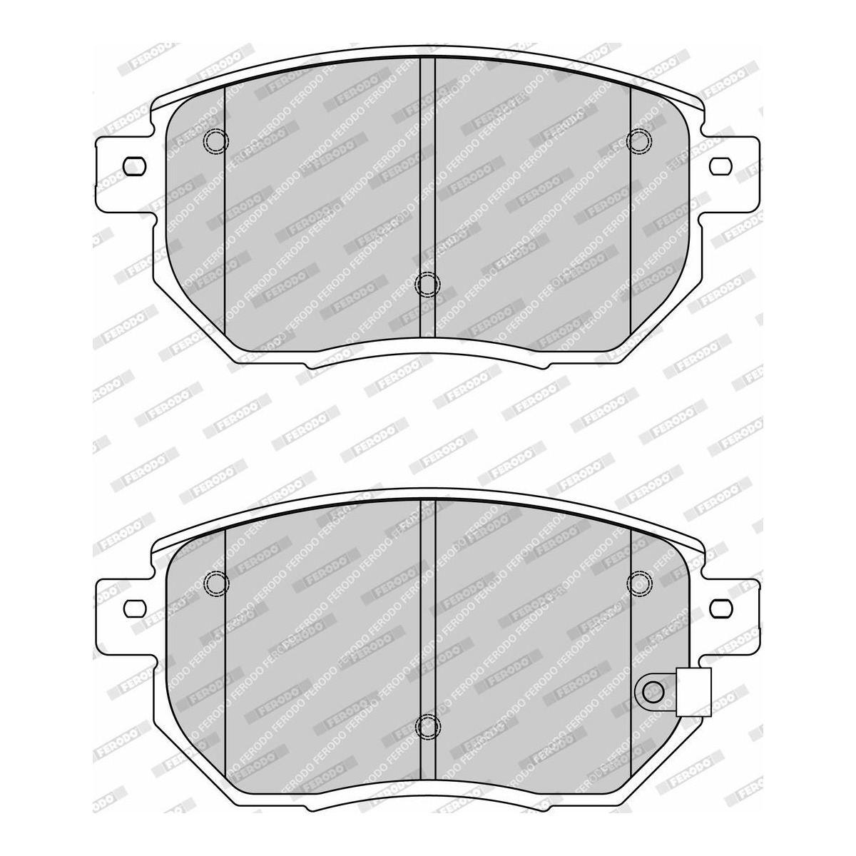 Колодки гальмівні дискові NISSAN MAXIMA / MAXIMA QX V (A33) 2.0 1999.04-2003.11 FERODO (FDB1786) Ferodo фото 7