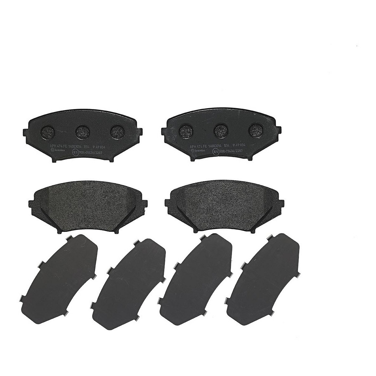 Колодки гальмівні дискові MAZDA RX-8 (SE, FE) 1.3 2003.10-2012.07 BREMBO (P49034) BREMBO фото 6