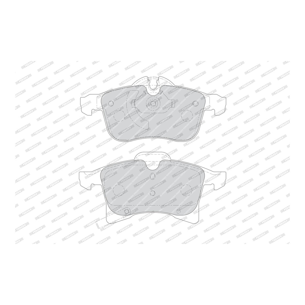 Колодки гальмівні дискові OPEL ZAFIRA / ZAFIRA FAMILY B (A05) 1.6 2005.07-2019.05 FERODO (FDB1640) Ferodo фото 6