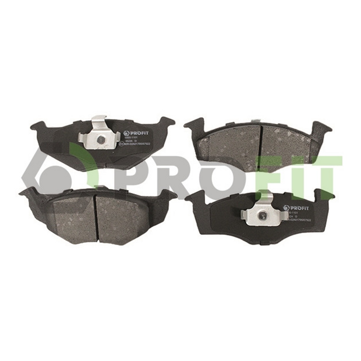 Колодки гальмівні дискові SKODA FABIA II COMBI (545) 1.4 2007.10-2014.12 PROFIT (5000-1101) Profit фото 3