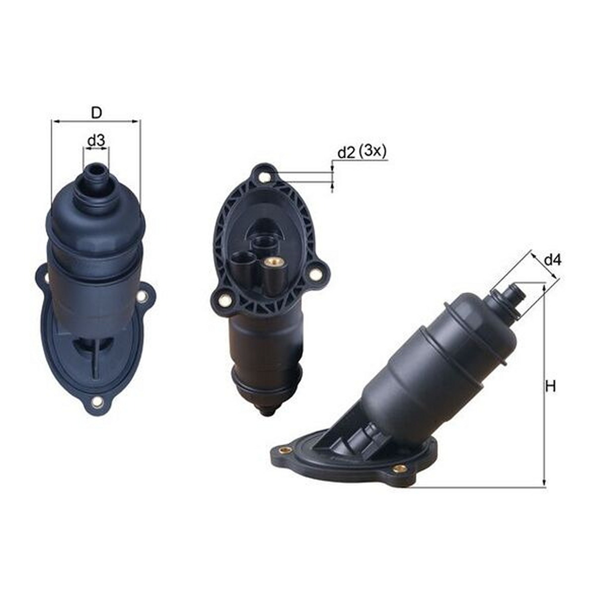 Фільтр АКПП AUDI A6 C7 (4G2, 4GC) 3.0 TFSI QUATTRO 2010.11 - 2019.11 MAHLE (HX155) Mahle фото 3