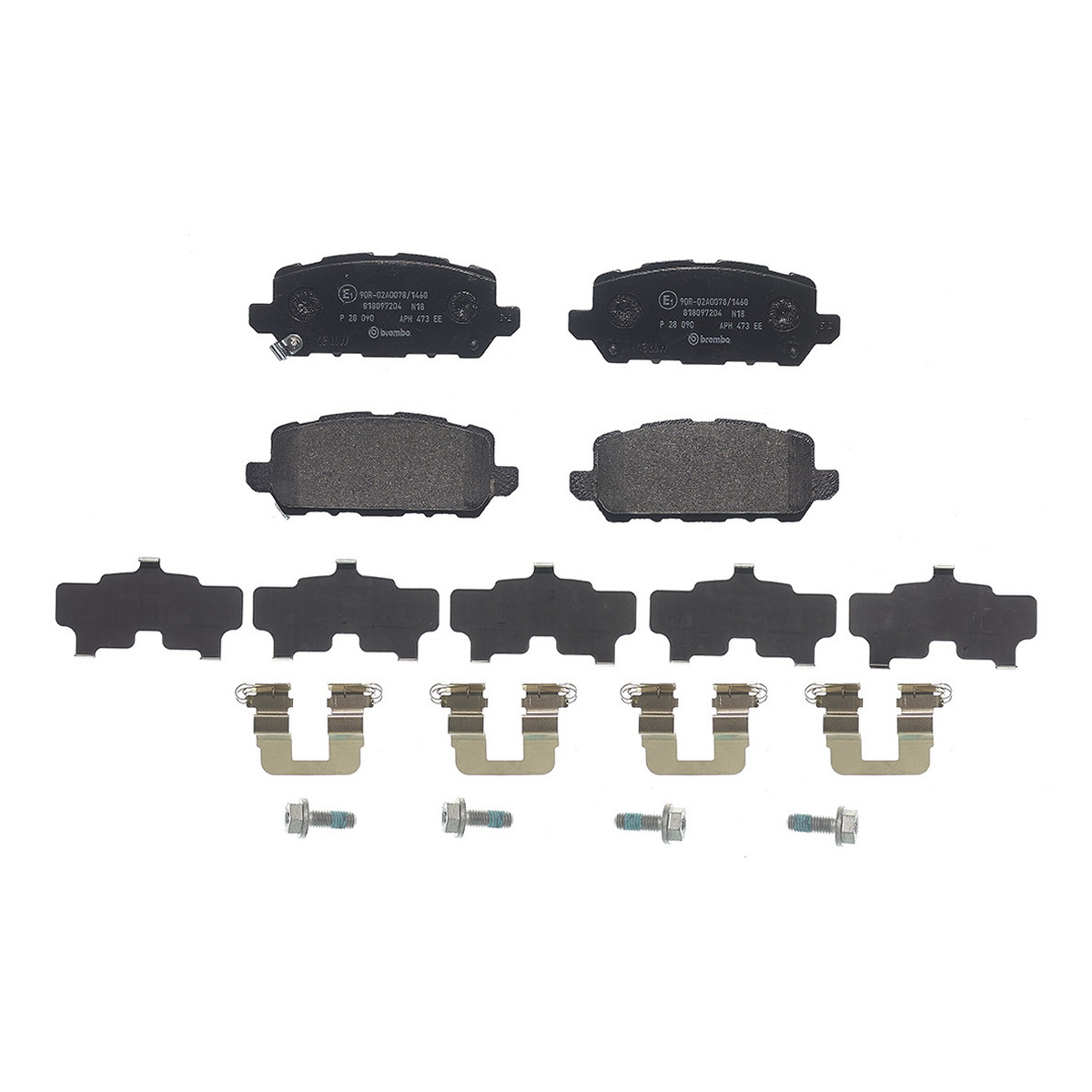 Колодки гальмівні дискові HONDA HR-V (RU) 1.5 2014.11- BREMBO (P28090) BREMBO фото 6