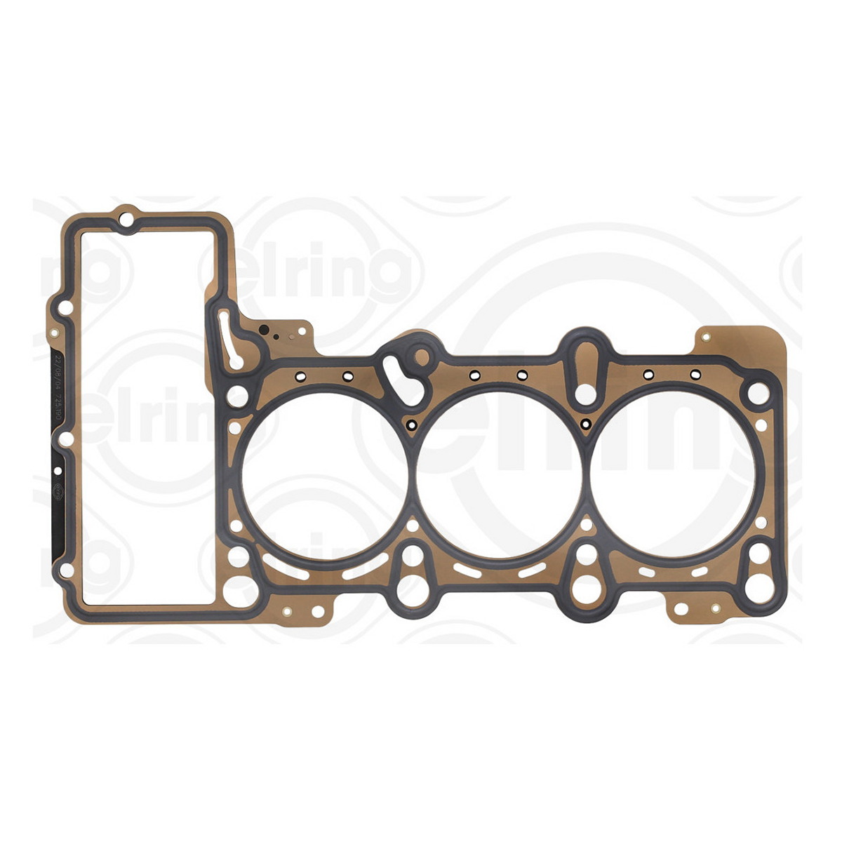 Прокладка ГБЦ Audi A4 3.2 FSI 05-09/A6 2.8-3.2FSI 06-15 (1-3 цил.) (0.85mm) фото 6