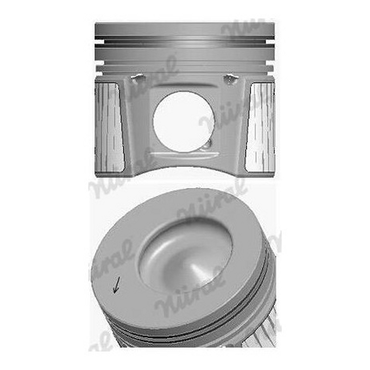 Поршень FORD 82.5 1.8TDCI BHPA/P7PA/P7PB/R2PA/R3PA NURAL (87-437000-10) Nural фото 5