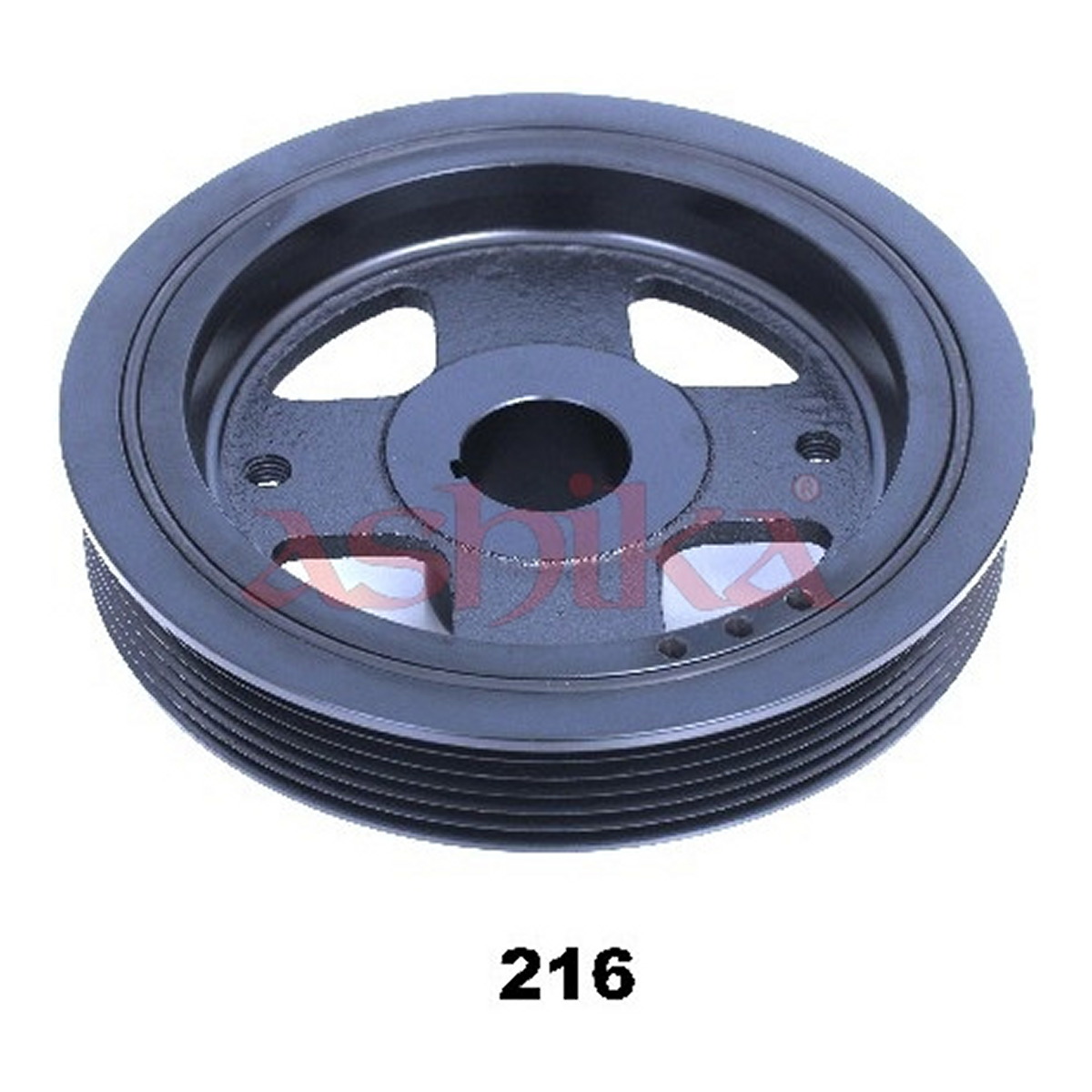 Шків ременя генератора TOYOTA AURIS (_E15_) 1.6 (ZRE151_, ZRE151R)/2006.10 - 2012.09 ASHIKA (122-02-216) ASHIKA фото 3