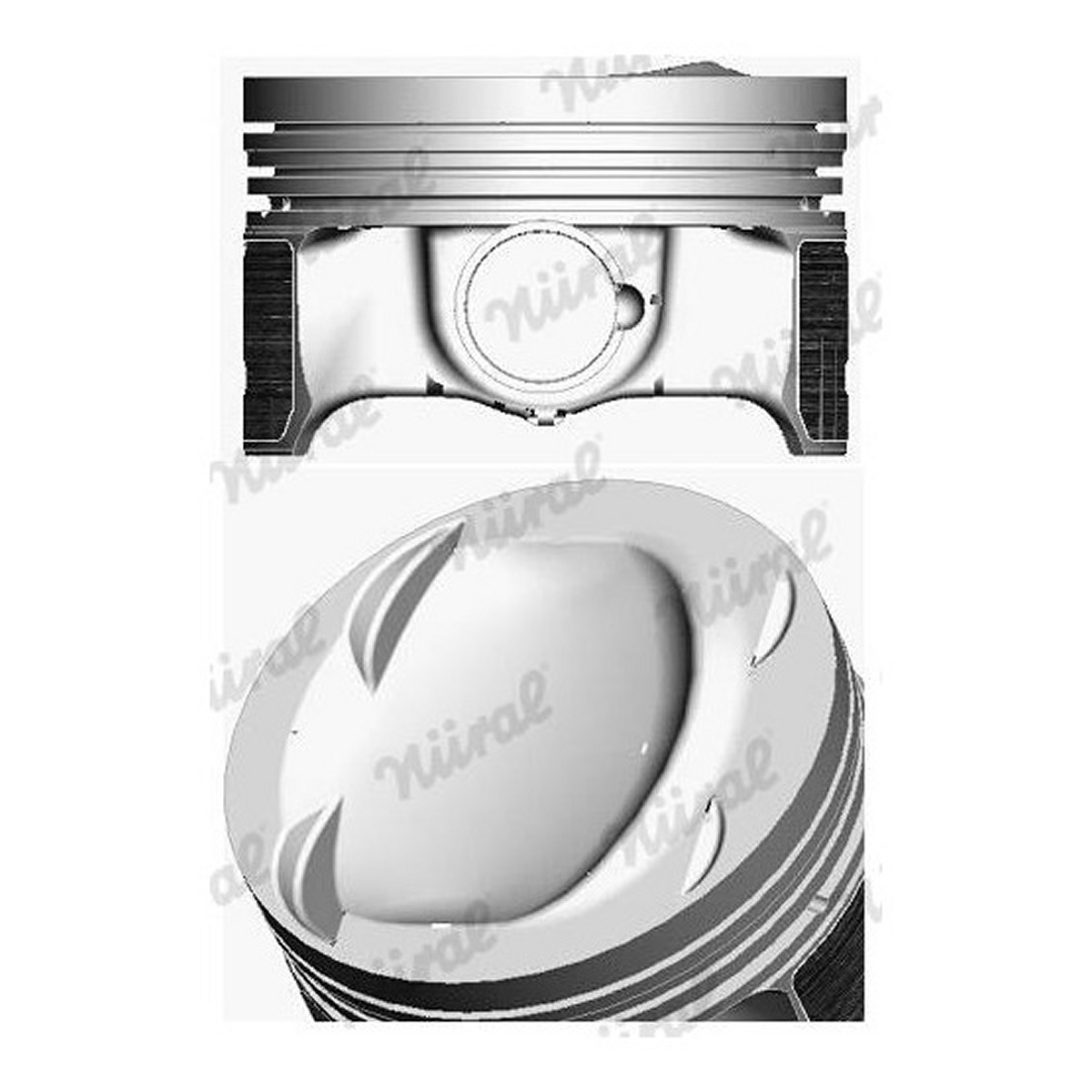Поршень VAG 77.0 1.4TSI/TFSI CAXA/CAXC/CMSA/CMSB/CNVA NURAL (87-429907-00) Nural фото 5