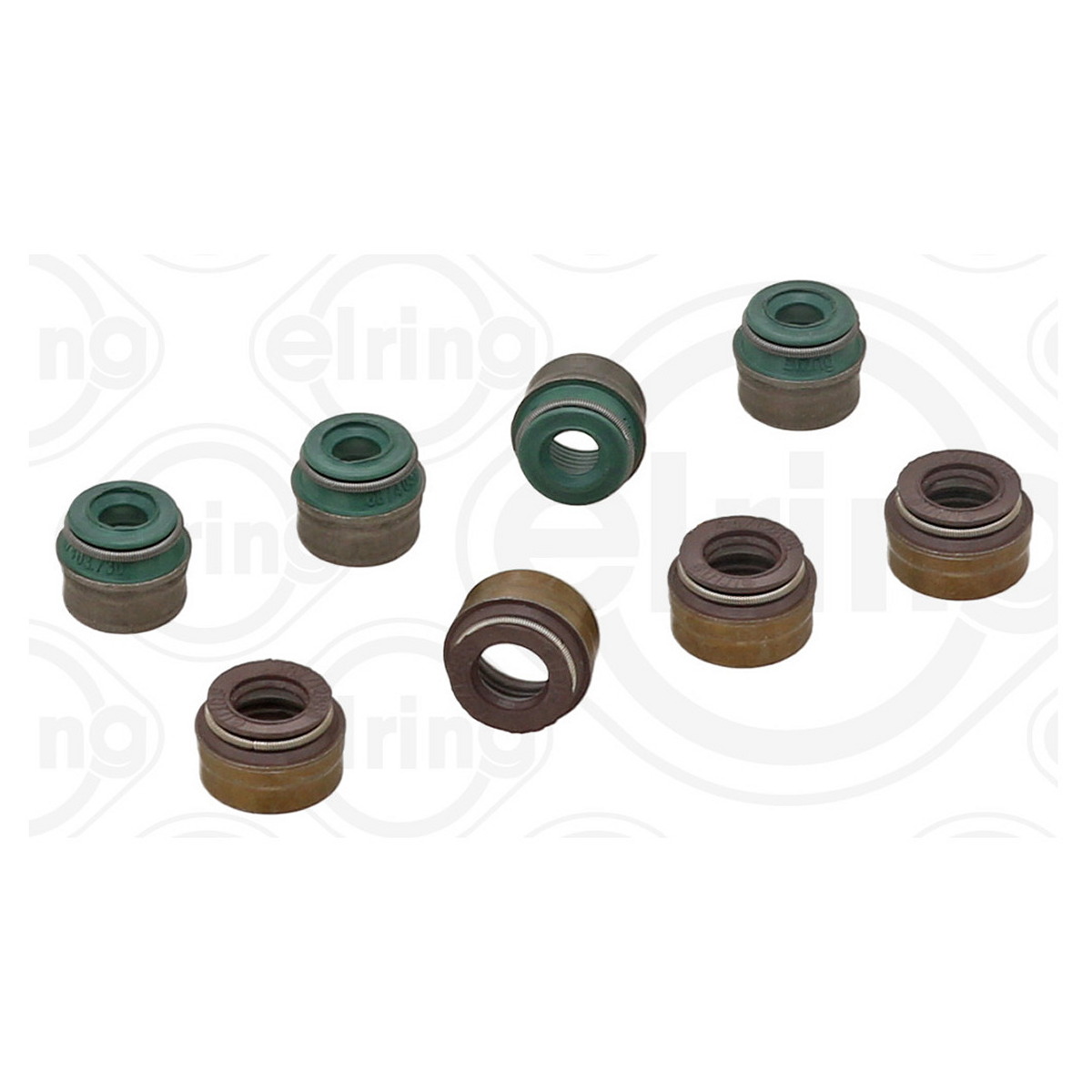 Комплект сальників клапанів IN/EX (SET) MB M166/M266 (4PCS+4PCS) ELRING (712.180) ELRING фото 3