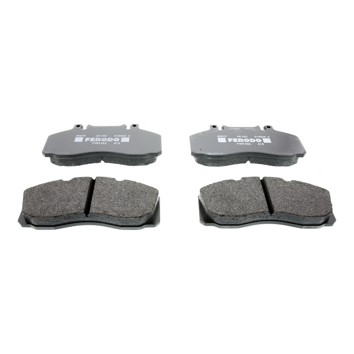 Колодки гальмівні дискові MB VARIO АВТОБУС (B670) 2.9 1996.08- FERODO (FVR1522) Ferodo фото 7
