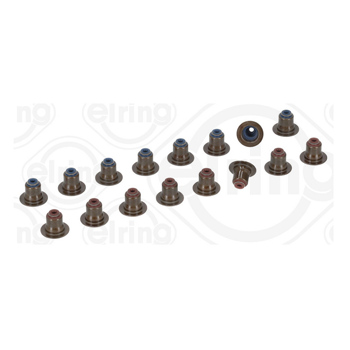 Комплект сальників гумових OPEL IN/EX (SET) 1.6I A16XHT/D16XHT 12- ELRING (981.110) ELRING фото 3
