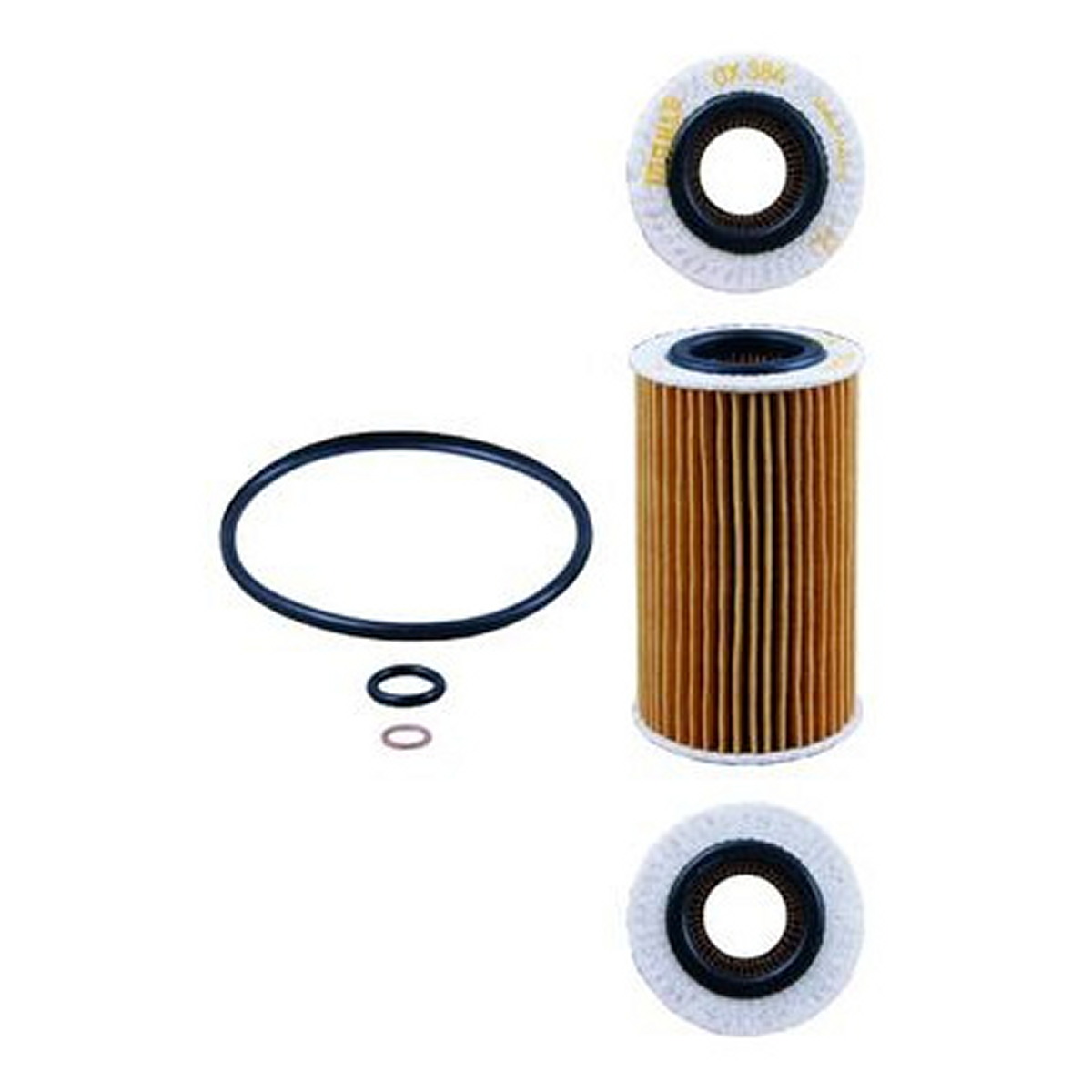 Фільтр масляний HYUNDAI TUCSON (JM) 2.0 CRDI 2004.06 - 2019.12 MAHLE (OX384D) Mahle фото 3