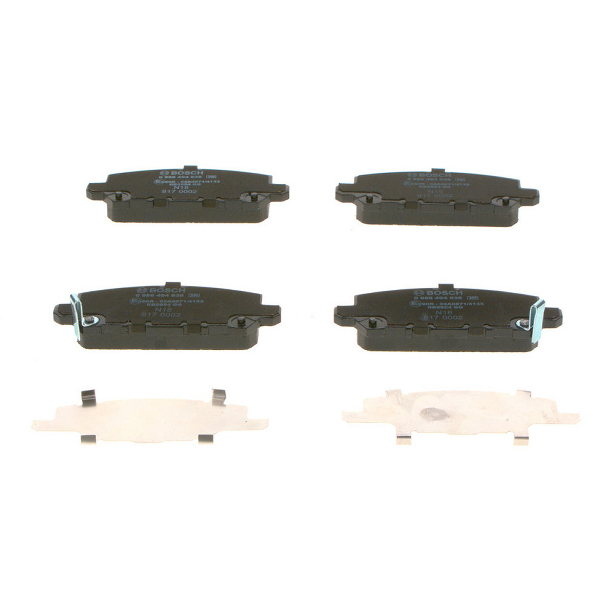 Колодки гальмівні дискові HONDA ACCORD IX ЛІФТБЕК (CR) 2.4 2012.09- BOSCH (0986494838) Bosch фото 8